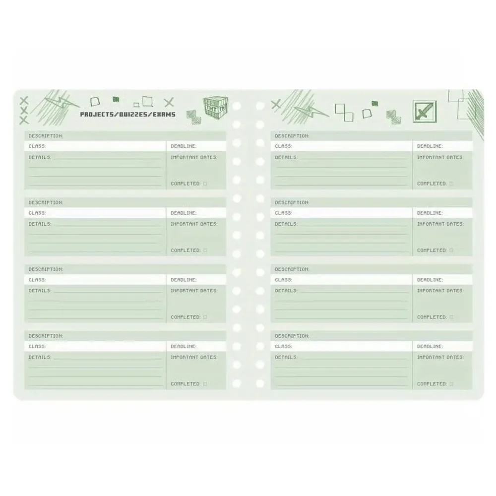 Insight Editions, Minecraft Mobs 2025- 2026 Academic Planner